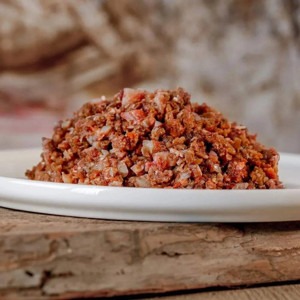 Pferd Komplett Menü gewolft mit Gemüse 1kg -Barfgold