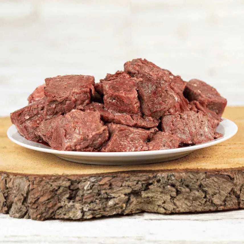 Ziegeninnereien Mix gewolft gewürfelt 500g