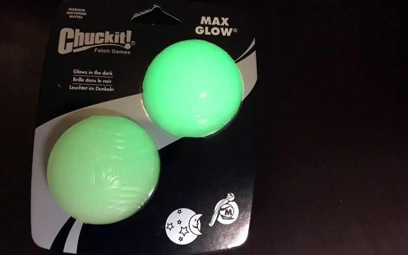 Chuckit Max Glow Ball Leuchtball Gr M 2er Pack