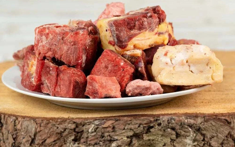 BARF Pferd Mix stückig pur 1kg -Barfgold