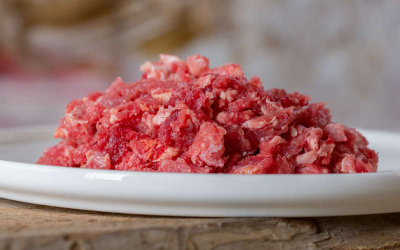 Rindermuskelfleisch durchwachsen gewolft 500g -Barfgold