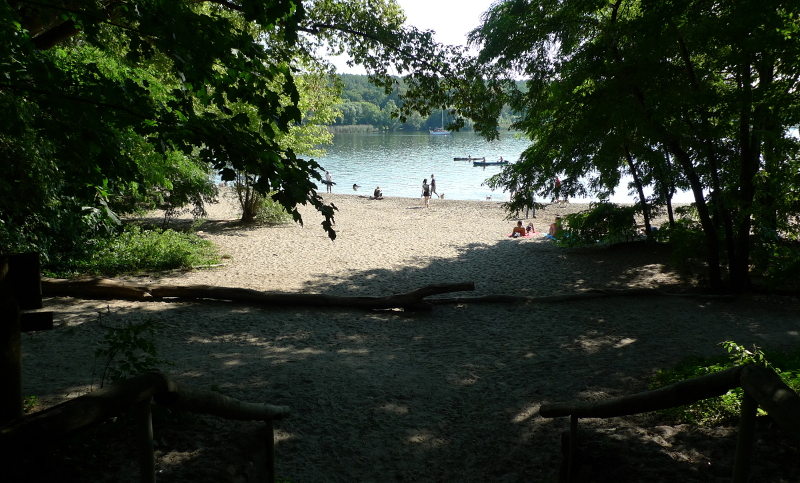 Uferzugang am Stößensee bei Pichelswerder
