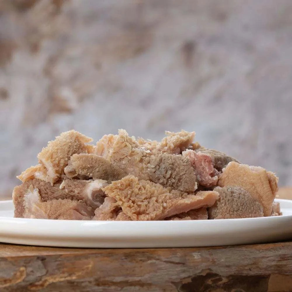 Ziegenpansen stückig gewürfelt 1kg