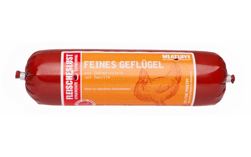 Fleischeslust Classic Geflügel mit Süßkartoffeln & Kamille 800g