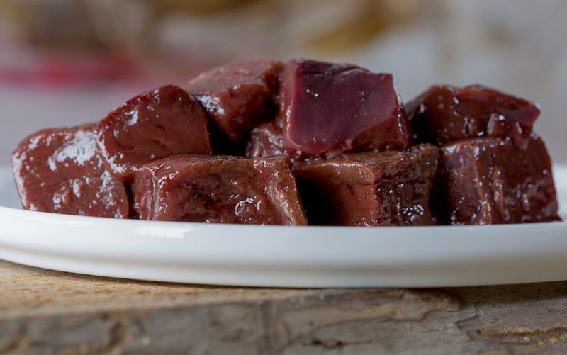 Rinderleber stückig gewürfelt 500g